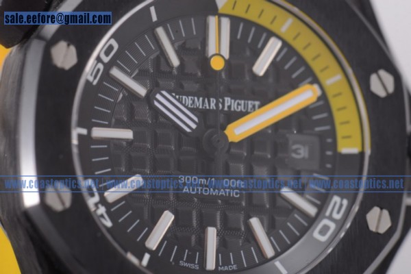 Audemars Piguet Royal Oak Offshore Diver Watch Best Replica PVD 15706AU.00.A002CA.01(EF)